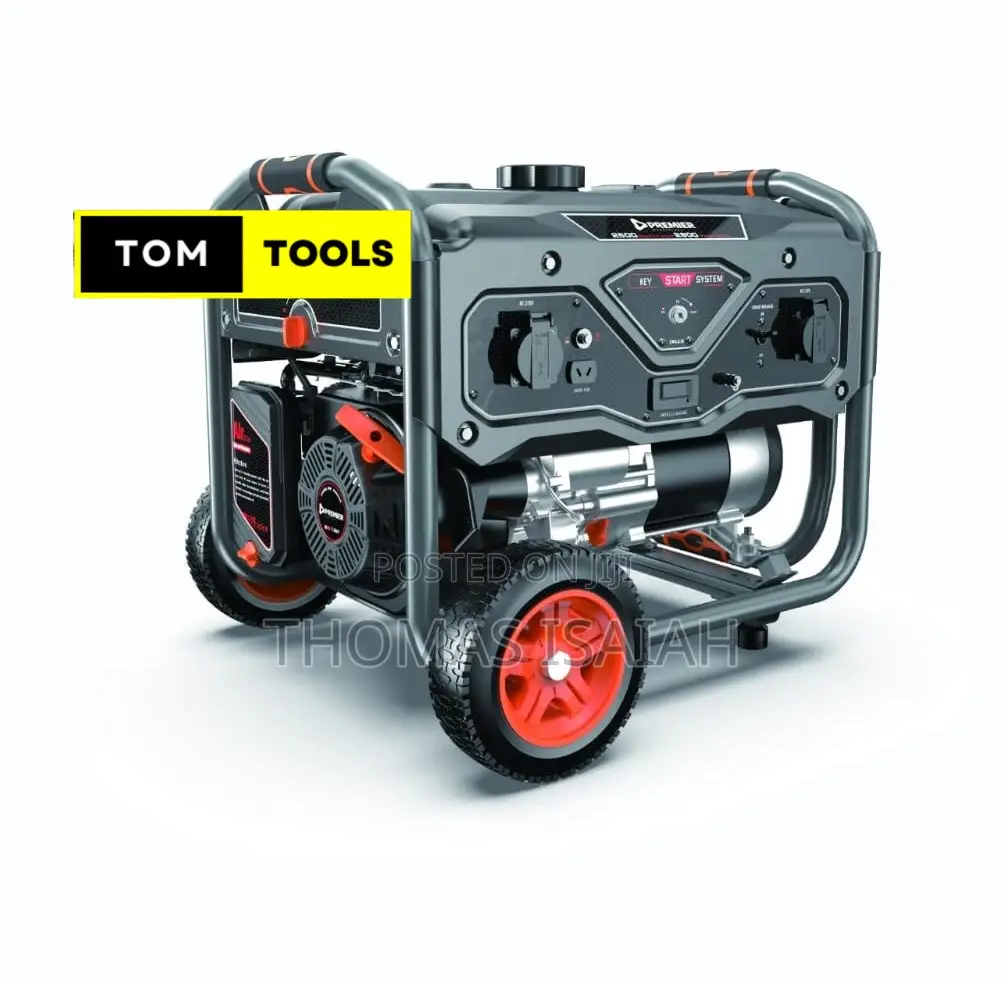 Ls6875eb 5.5kw Low Noise Petrol Generator With Wheels