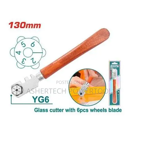 Total Tht561301 Glass Cutter 130mm