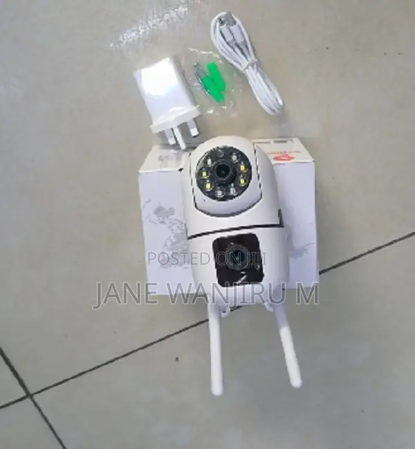 ~~ Wall Mounted Dual Lens Smart Home Baby Monitor Wifi Security Camera