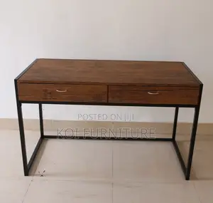 Office Desk; Generic Home Study Desk With Two Storage Drawers
