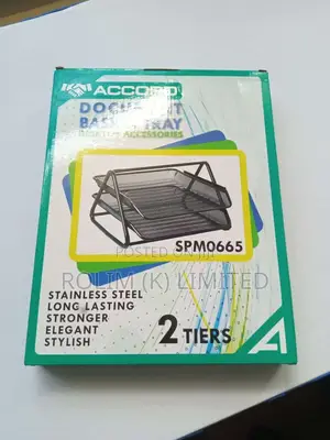 Document Tray Mesh 2tier – Organise Your Workspace Efficiently