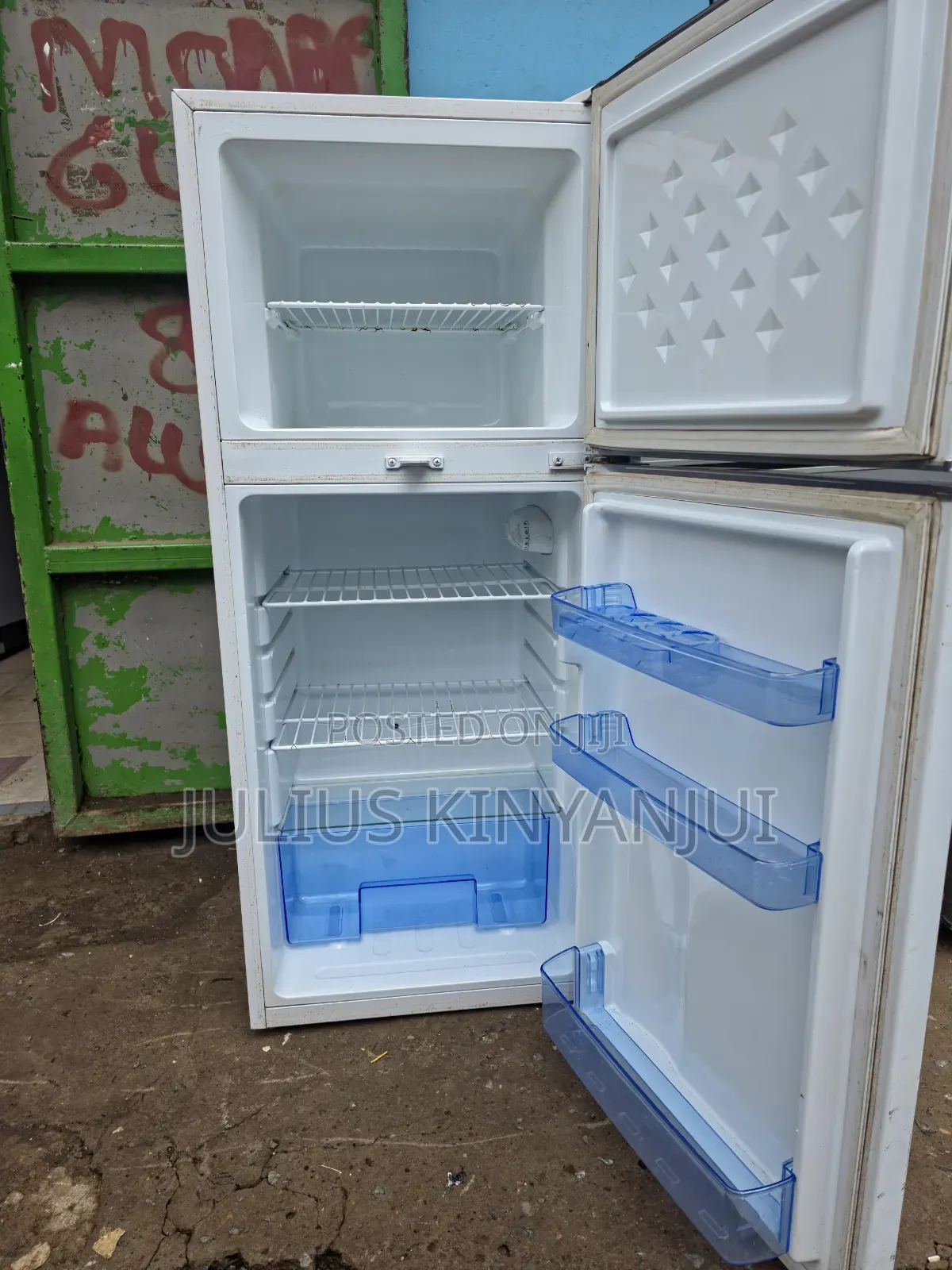 Top Freezer Mini Double Door Fridge