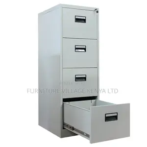 4-Drawer Metallic Imported Storage Locker Cabinet