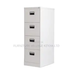 4-Drawer Metallic Imported Storage Locker Cabinet