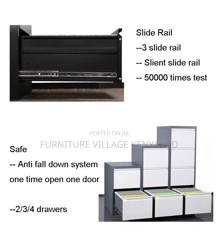 4-Drawer Metallic Imported Storage Locker Cabinet