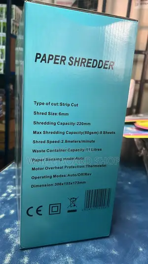 High-Performance Paper Shredder 8 Sheets for Home Office Use