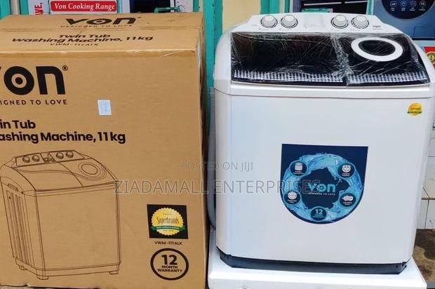 Von Washing Machine Twin Tub 11kg Capacity