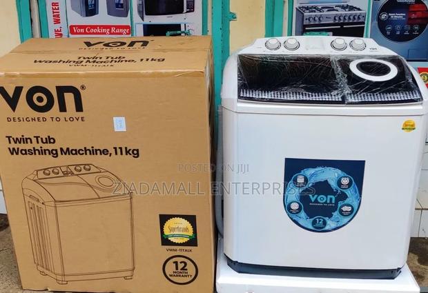 Von Washing Machine Twin Tub 11kg Durable Design - main view
