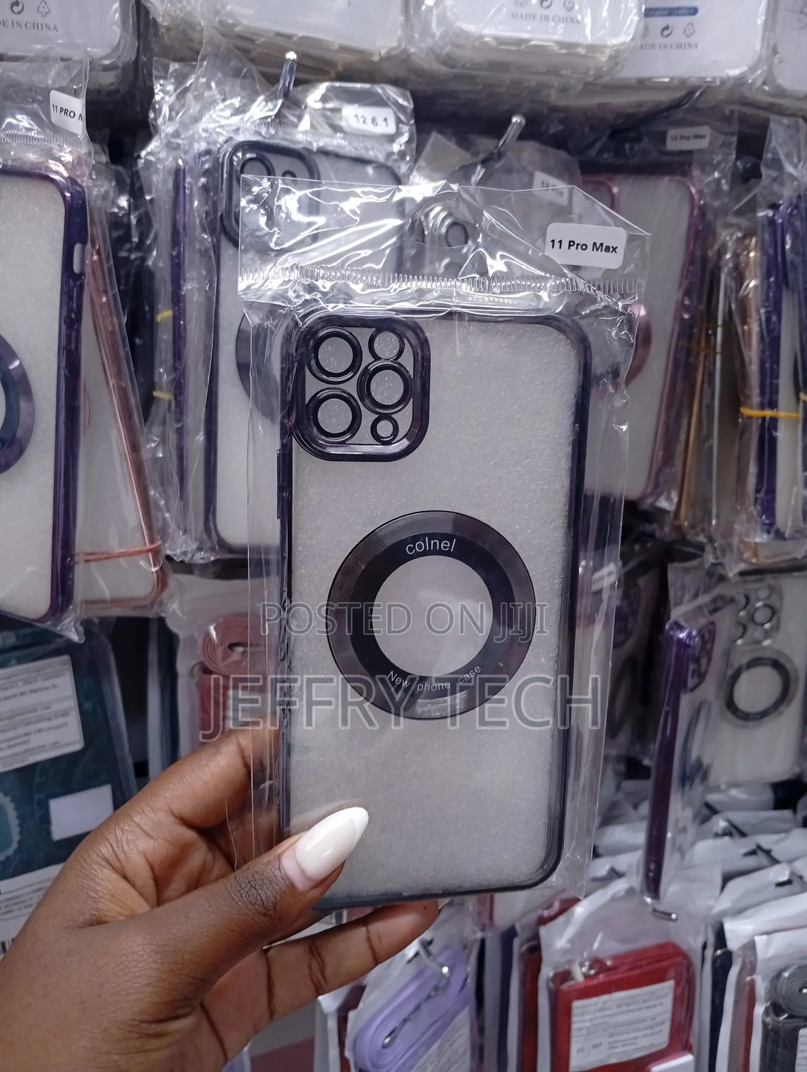 Brand Magnetic Clear Phone Case Designed for the iPhone 11 Pro Max.