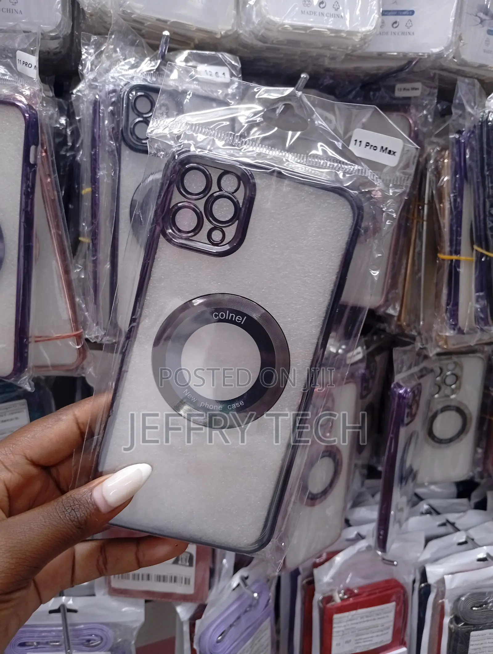 Brand Magnetic Clear Phone Case Designed for the iPhone 11 Pro Max.