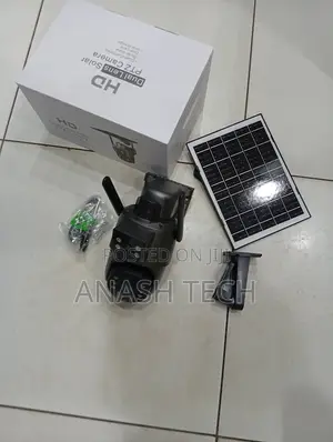 Ubox Dual Lens Wifi Solar Camera Withnight Vision Full Hd