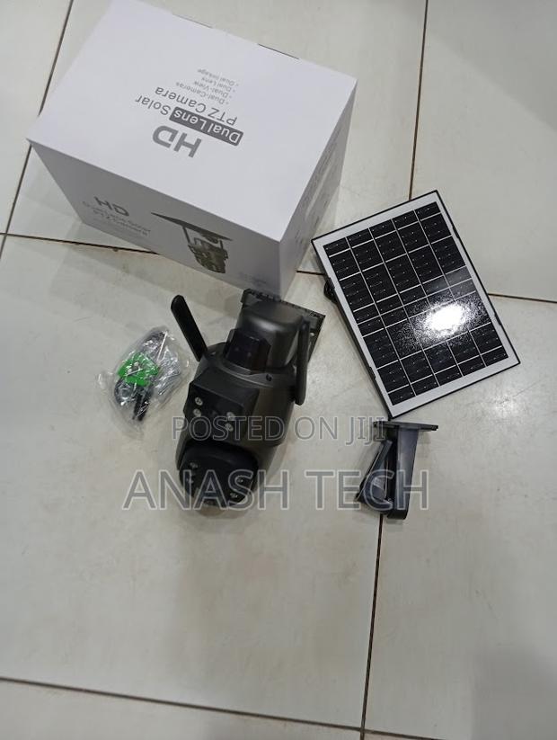 Ubox Dual Lens Wifi Solar Camera Withnight Vision Full Hd