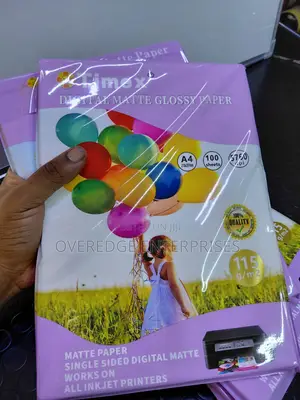 Matte Glossy Paper Available