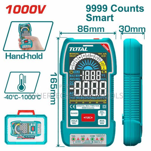 Total Tmt Digital Multimeter 1000v 9999 Counts