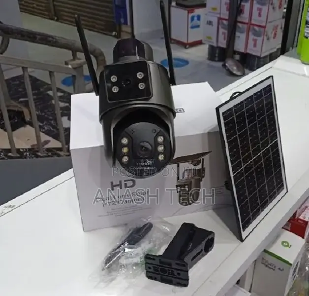 Ubox Dual Lens 6mp Wifi Solar Powered Camera