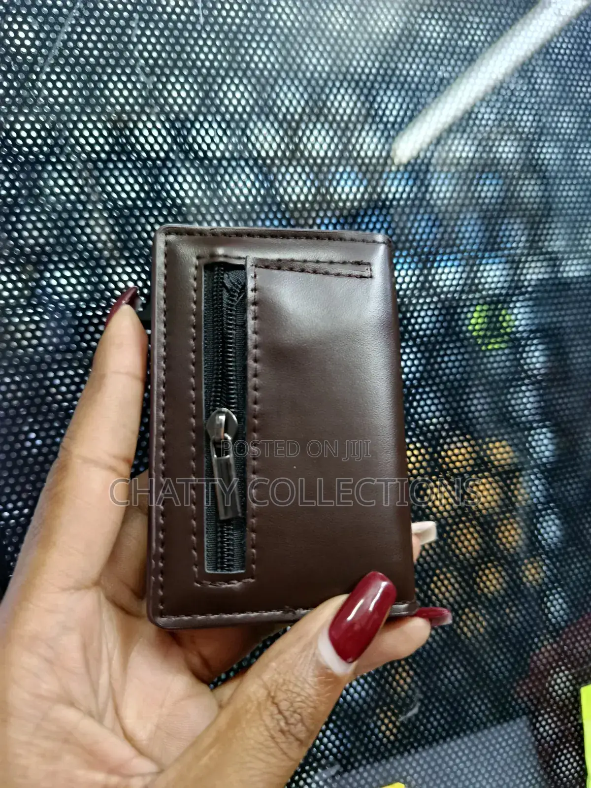 Coffee Brown Rfid Quality Genuine Leather Baellery Wallets