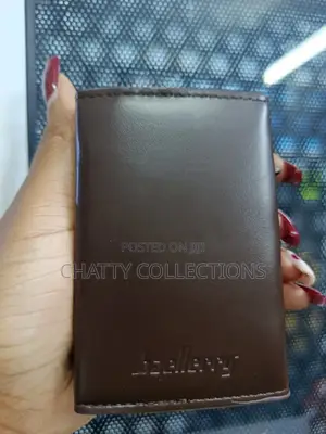 Coffee Brown Rfid Quality Genuine Leather Baellery Wallets