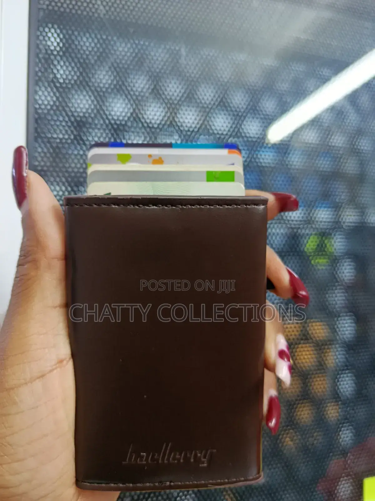 Coffee Brown Rfid Quality Genuine Leather Baellery Wallets