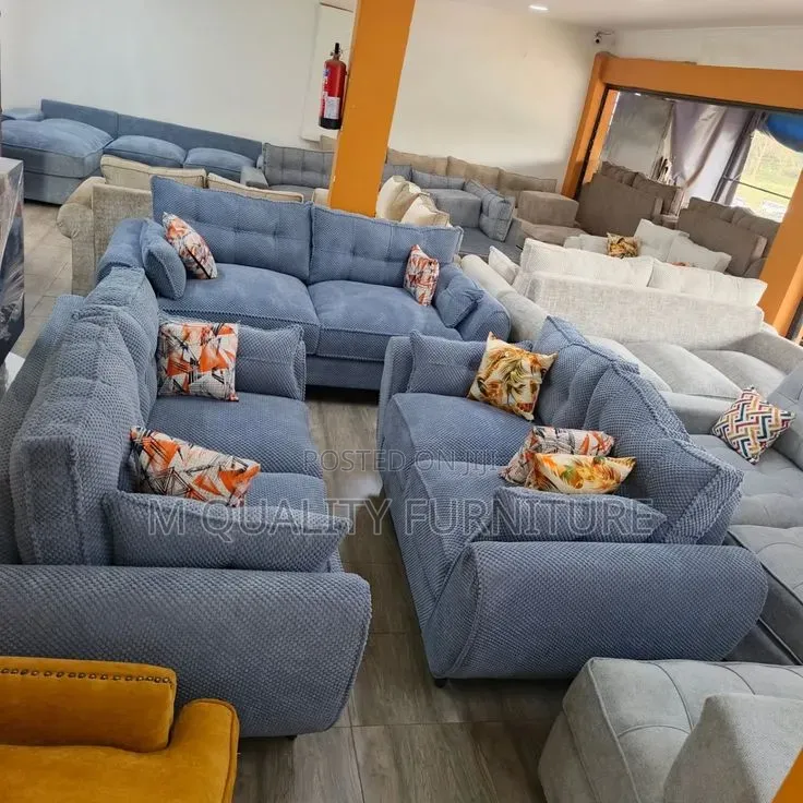 Gray 7-Seater Butter Couch