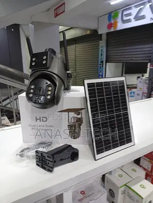 Ubox Wifi PTZ Camera Solar CCTV Camera With Siren
