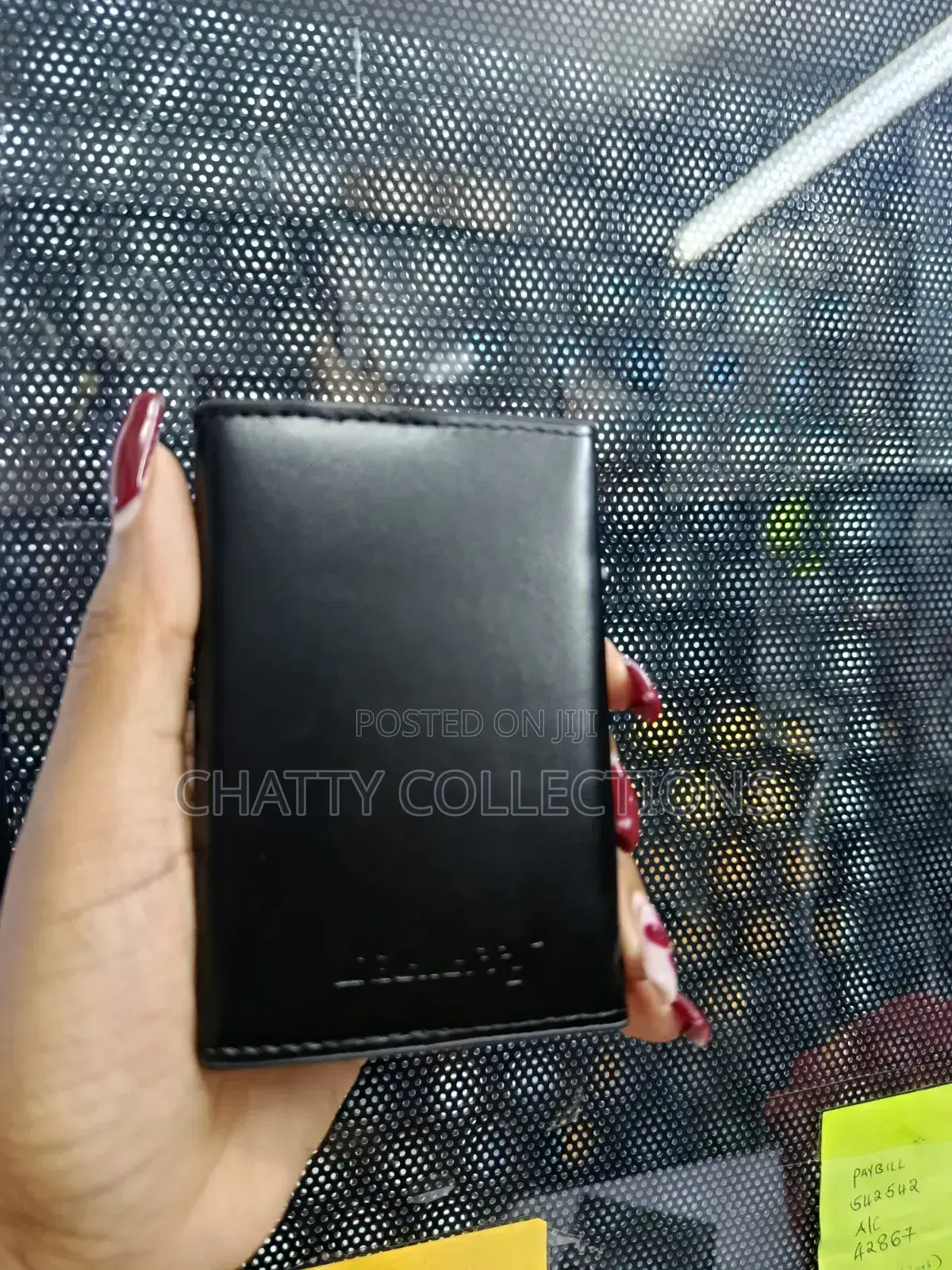 Black Rfid Quality Genuine Leather Baellery Wallets