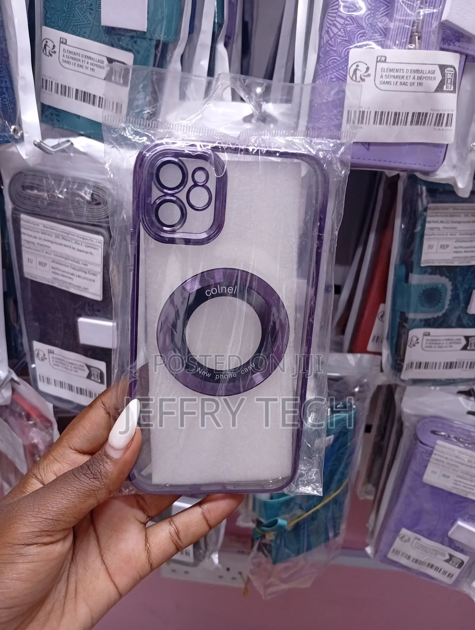Colnel Magnetic Phone Case, Which Is a Clear Protective Cover