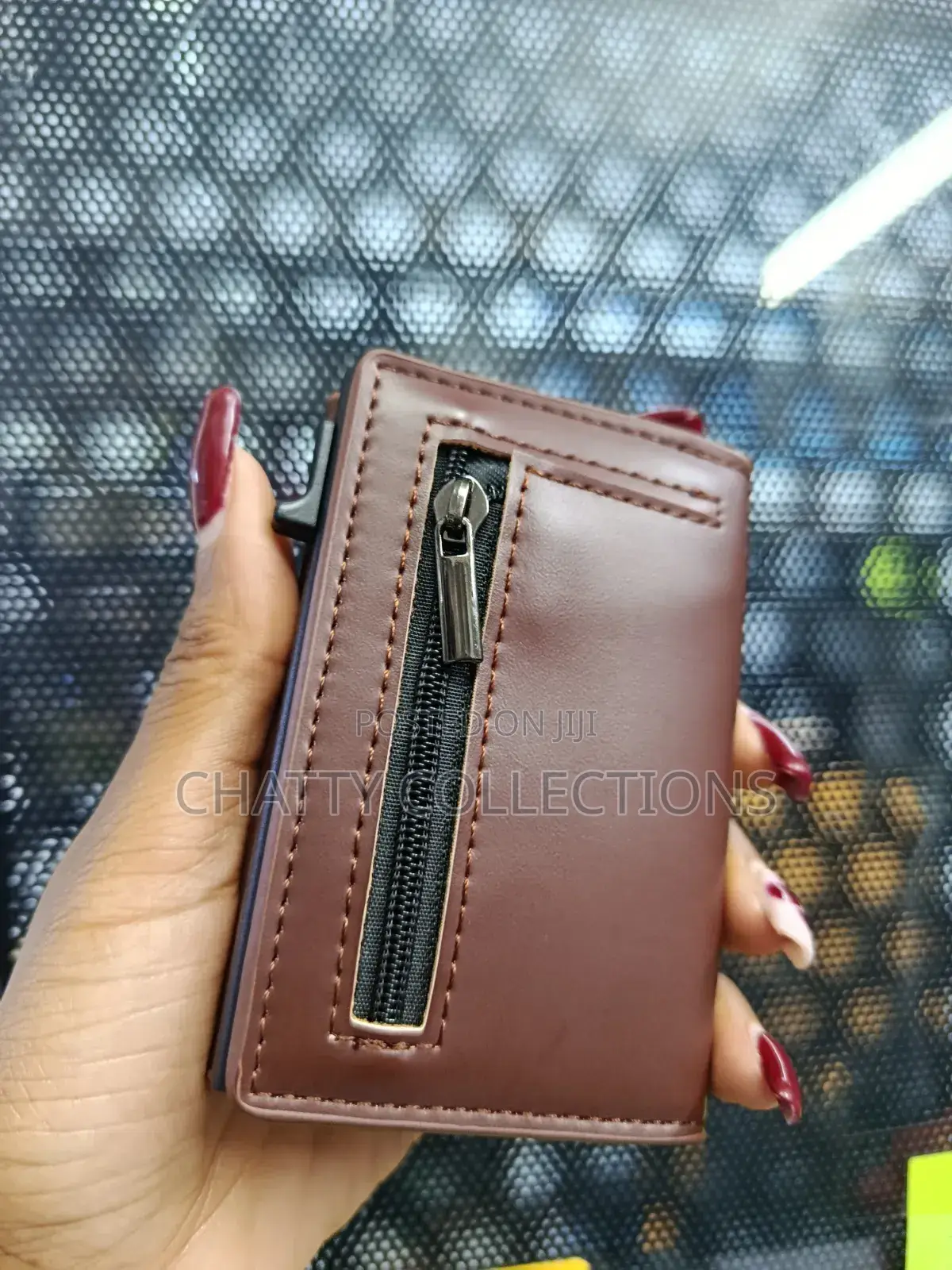 Brown Rfid Quality Genuine Leather Baellery Wallets