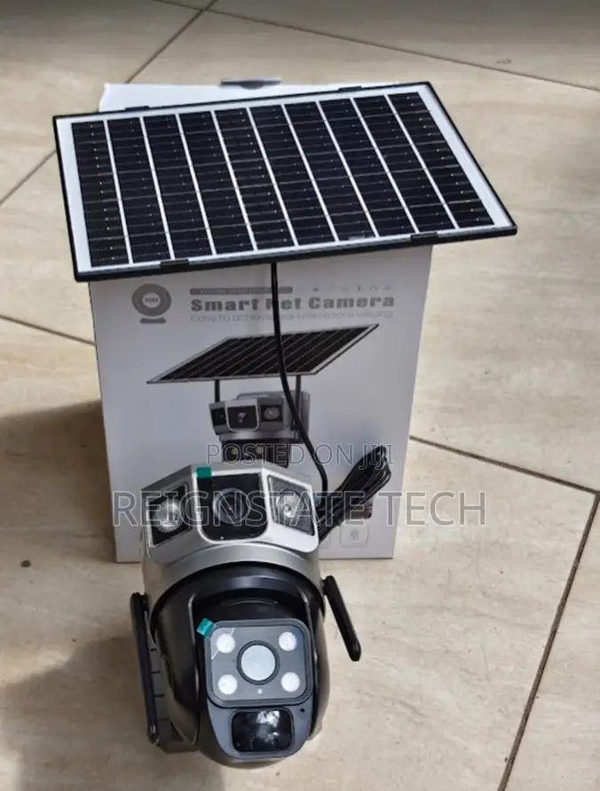 Waterproof V380 4g Dual Lens Solar Powered PTZ Camera