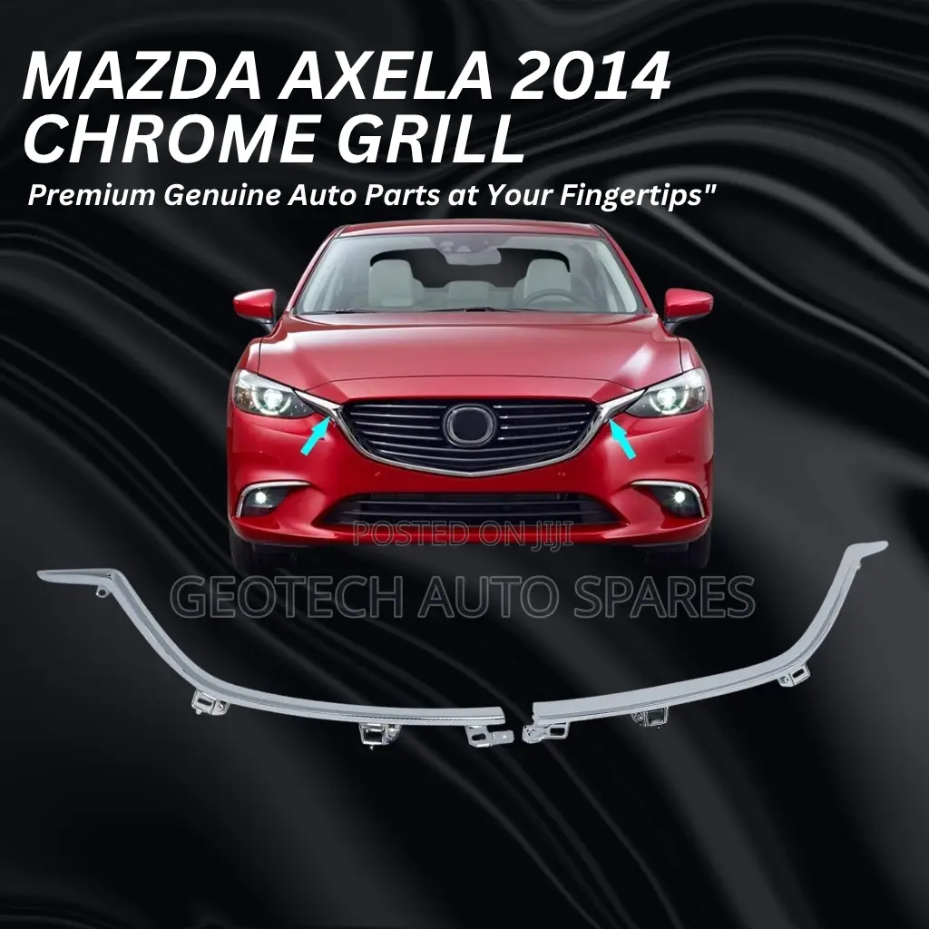 Mazda Axela 2014 Strip Chrome Grill- Front Central Cover