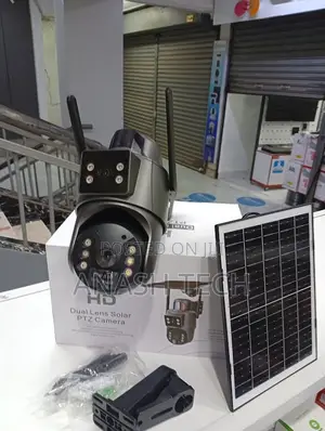 4mp Dual Lens Ubox Siren Remote Viewing Wifi Compatible Solar Camera
