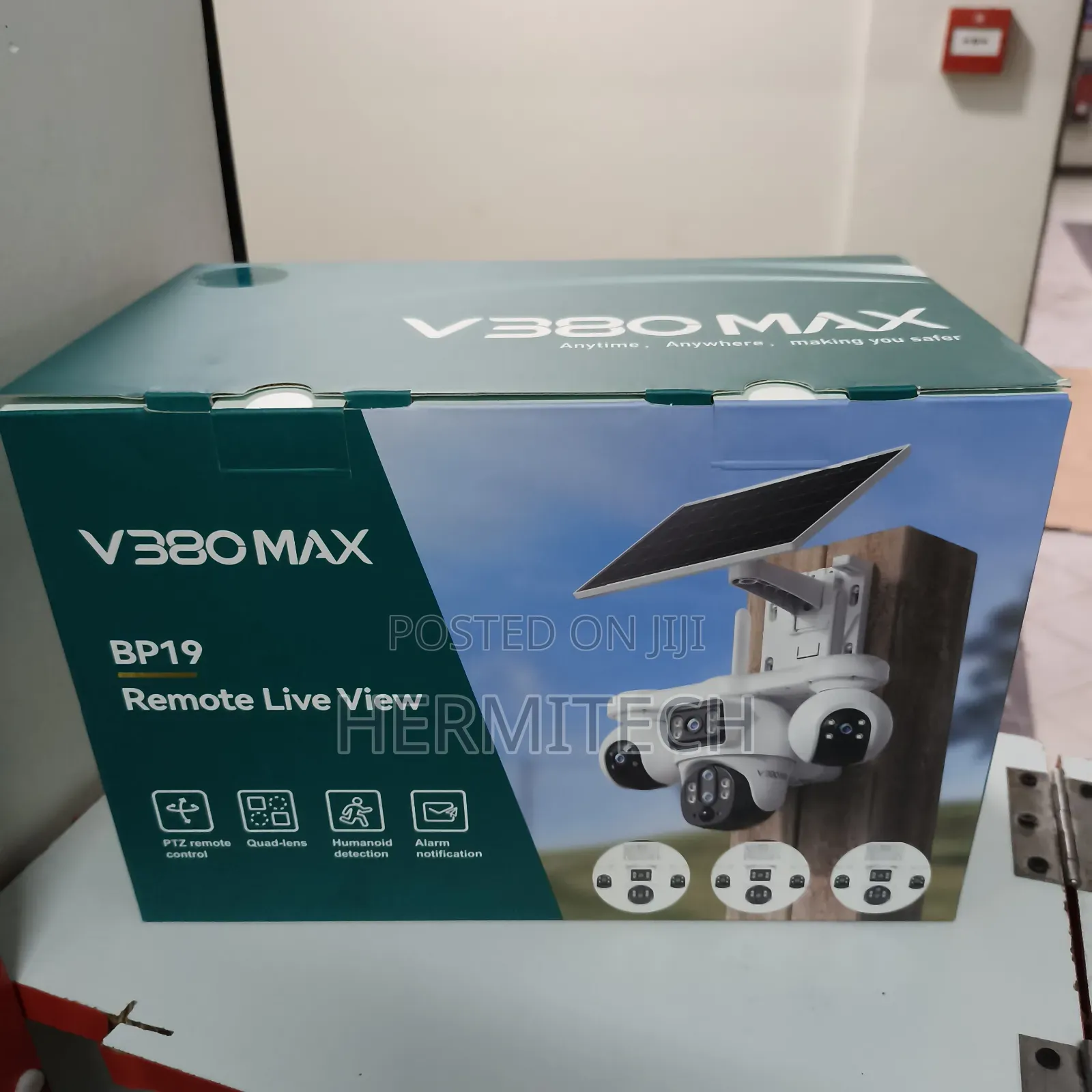 4-Lens CCTV Camera Solar Powered CCTV Outdoor 4g Camera