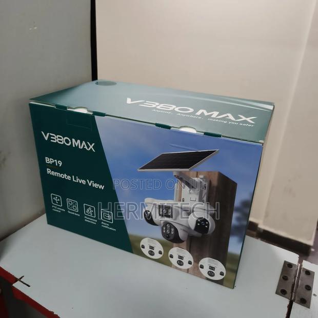 4-Lens CCTV Camera Solar Powered CCTV Outdoor 4g Camera - thumbnail 2