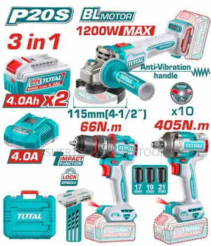 Ckli20358 Cordless 3 PCS Combo Kit 20v
