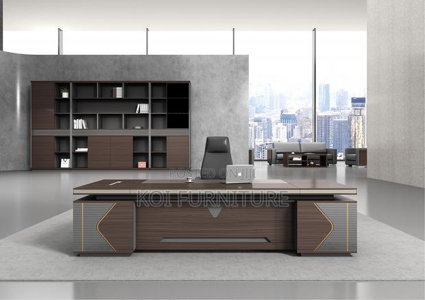 Office Desk; 1.8 Meters Executive Modern Style Desk - thumbnail 6