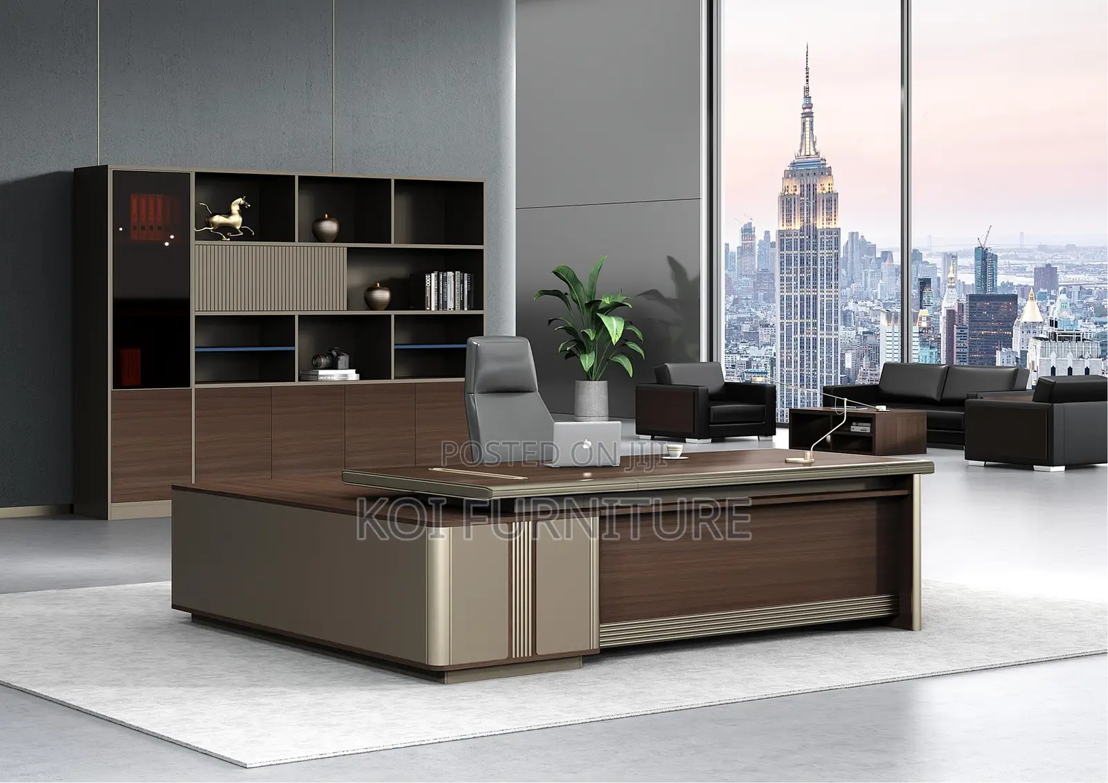 Office Desk; 1.8 Meters Executive Modern Style Desk