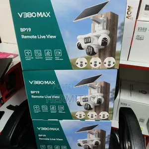 4lens CCTV Camera Solar 4screens Outdoor CCTV Camera Solar Powered