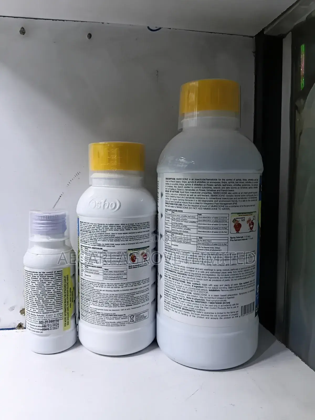 Nimbecidine Organic Insecticide/Nematicide /Miticide 100ml,500ml,1l