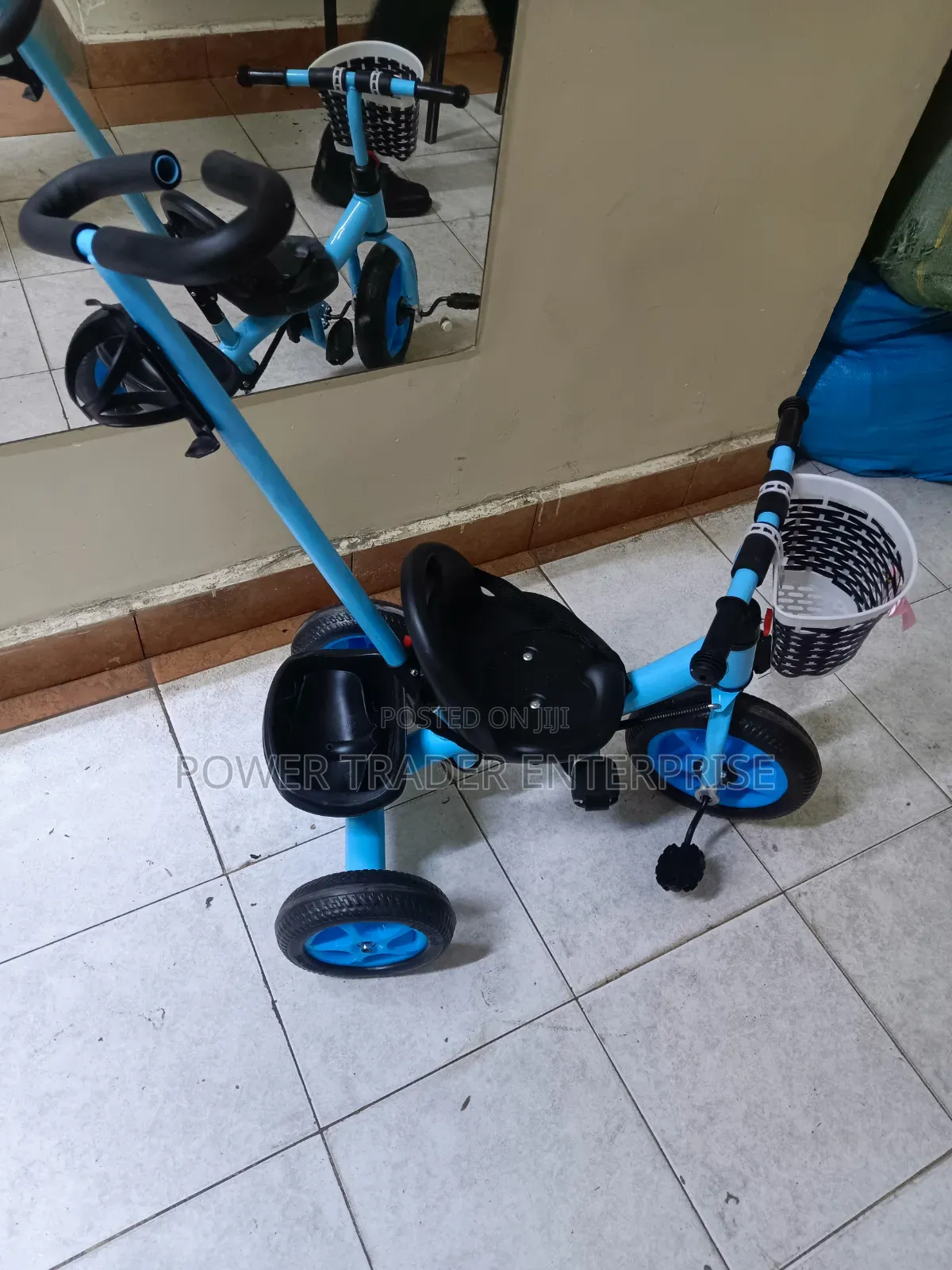 Kids Tricycle With Push Handle