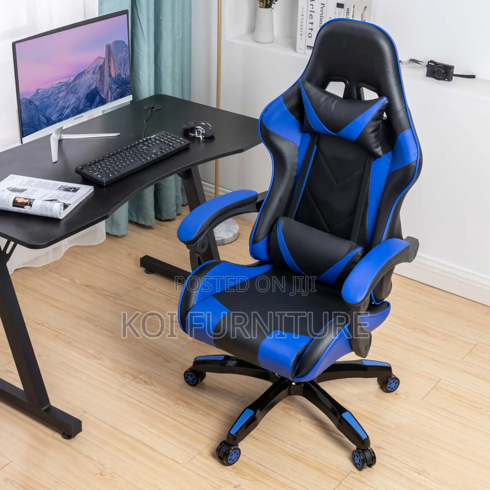 Office Chairs; Leather Reclining Executiveoffice Gamers Streaming Seat