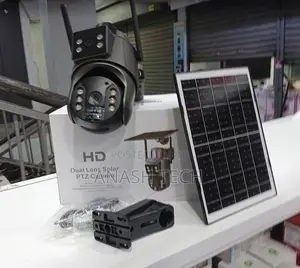 4g Dual-Lens Ubox Solar Camera 6mp With Siren