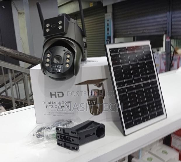 4g Dual-Lens Ubox Solar Camera 6mp With Siren - main view