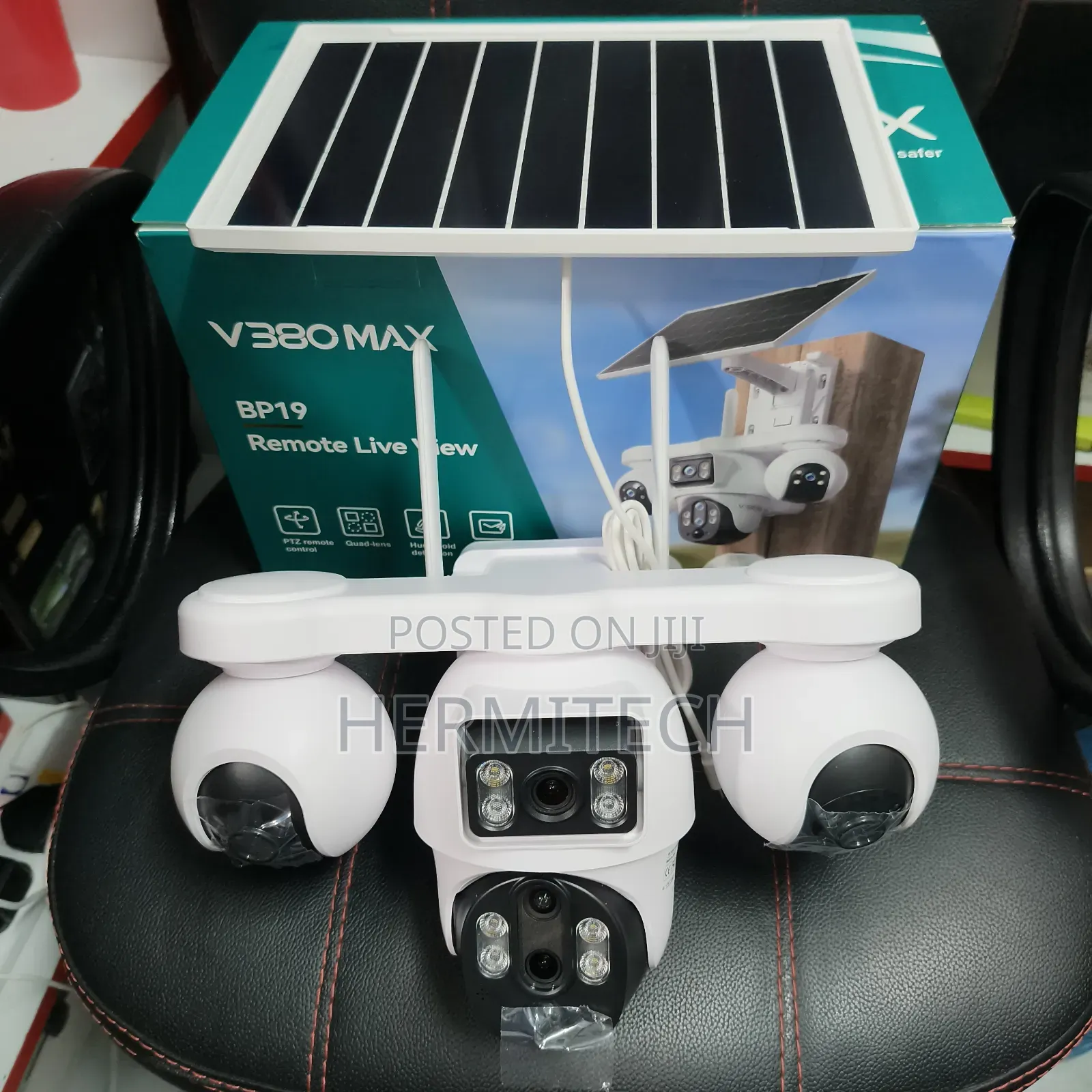 4-Lens 4g Solar Powered CCTV Cameras Outdoorsurveillance for Home Use