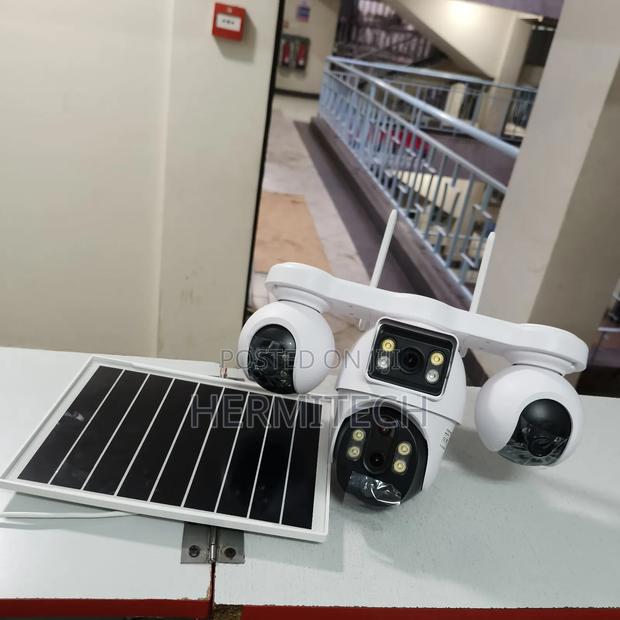 Home Surveillance Camera 4g 4-Lens CCTV Camera Outdoor Wireless CCTV