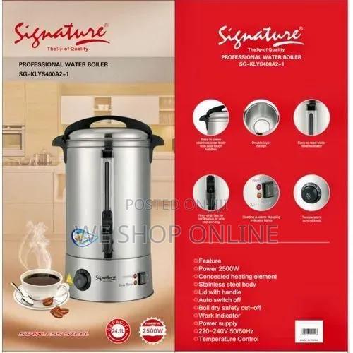Signature 2500w Large Commercial Automatic Electric Tea Urn