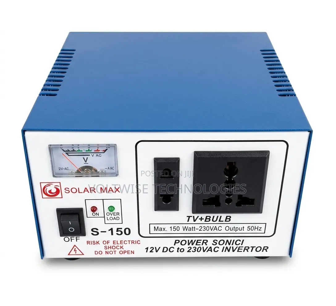 Solar Max S-150 Power Inverter: Reliable Power, Anywhere You Need It