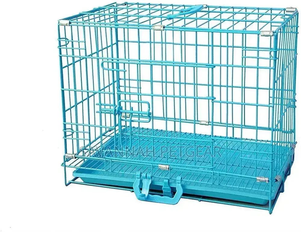Heavy Duty Folding Metal Kennel for Large Size Dogs (L- 85*60*70cm)