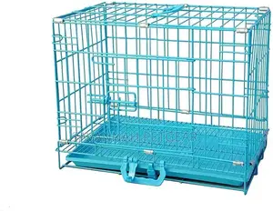 Heavy Duty Folding Metal Kennel for Large Size Dogs (L- 85*60*70cm)