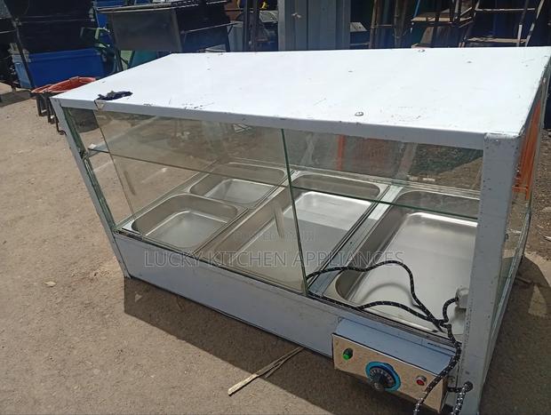 Stainless Steel Insert Food/Chips Display.