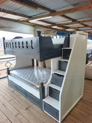Black Brand New Double Decker Beds-Spacious and Stylish