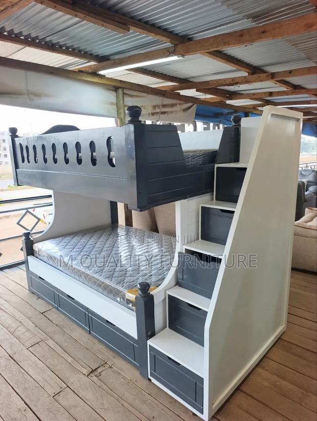 Black Brand New Double Decker Beds-Spacious and Stylish